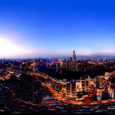  HDR城市夜景，HDR上海夜景 