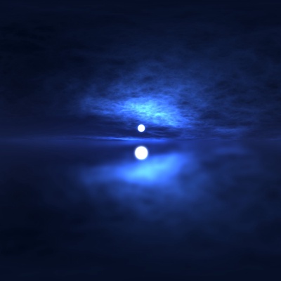  HDR海边夜景 