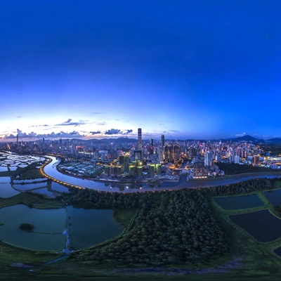  HDR城市夜景，HDR深圳夜景 