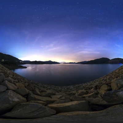  HDR江边夜景 
