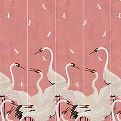  粉色装饰画挂画 