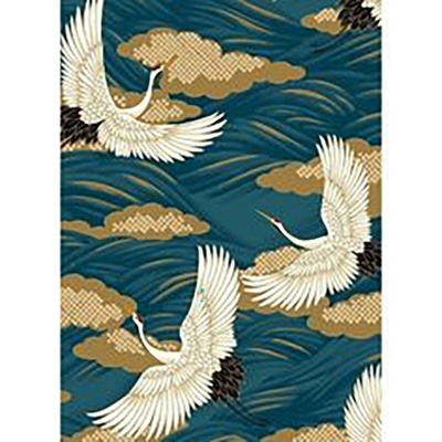  蓝色新中式装饰画挂画 