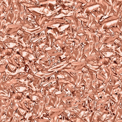 无缝玫瑰金色水波纹不锈钢锤纹金箔金属 
