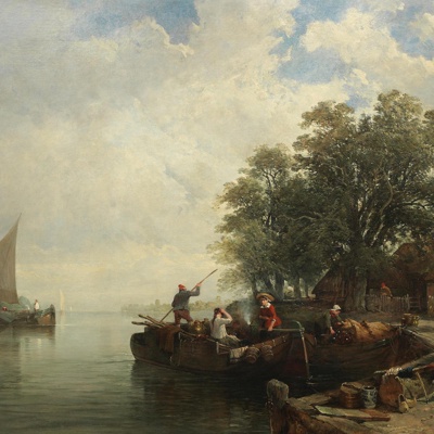  风景油画装饰画 