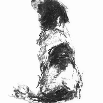  现代手绘装饰画 