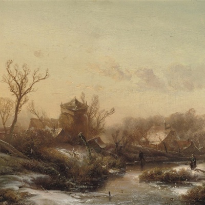  风景油画装饰画 