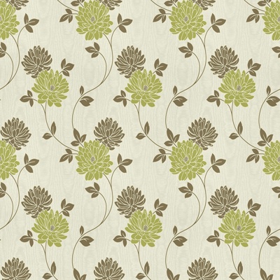  无缝绿色欧式田园风格碎花花纹图案壁纸壁布墙布 