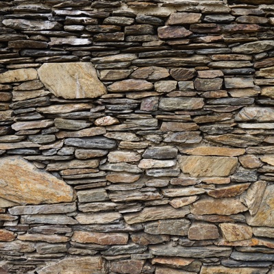  岩石石块墙贴图 