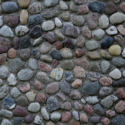  鹅卵石镶嵌混凝土贴图 