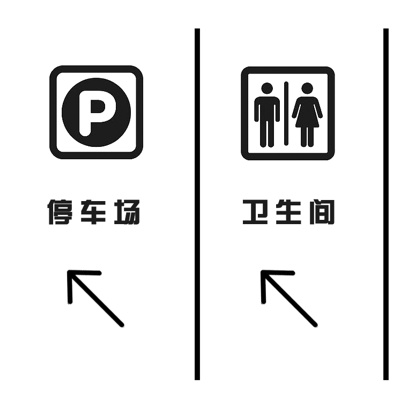  商业标识牌 