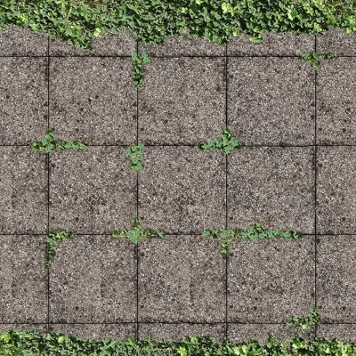  无缝公园透水砖草坪砖植草砖停车位铺装铺路 