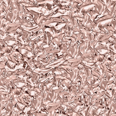  无缝粉金色水波纹不锈钢锤纹金箔金属 