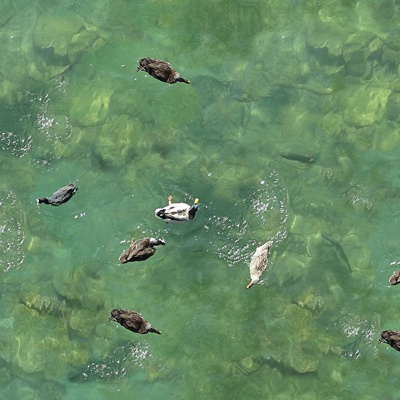  无缝河道水流水波纹水面纹理 