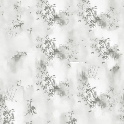  无缝新中式竹子壁纸 壁画贴图 