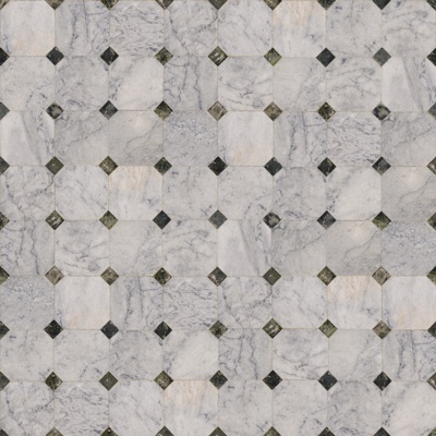  灰色大理石材拼花 