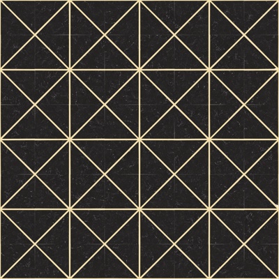  黑色大理石材拼花 