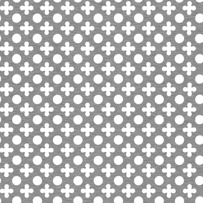  无缝免扣银灰色镂空冲孔板穿孔金属板铝板 