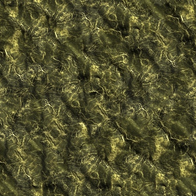  无缝黄色河道水波纹水面水池纹理 