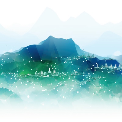  科技感山水壁纸 