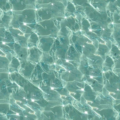  无缝蓝色河道水波纹水面水池纹理 