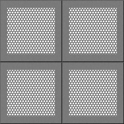  无缝免扣灰色镂空金属网格编织网 