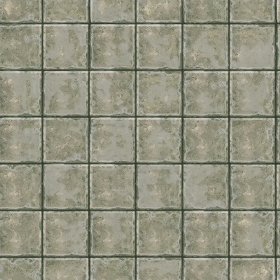  无缝破损水泥拼花地砖人行道路地面广场铺贴 