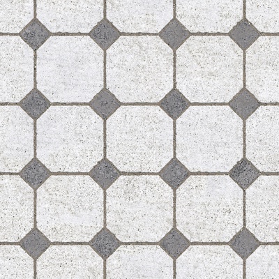  无缝拼花水泥地砖人行道路地面广场铺贴 