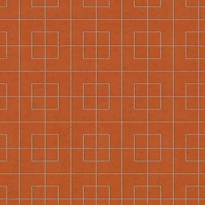  无缝陶瓦拼花地砖人行道路地面广场铺贴 