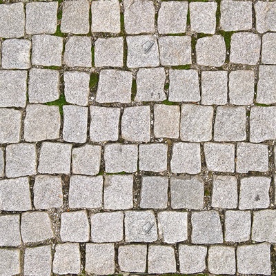  无缝灰色方形拼花地砖人行道路地面街道广场铺贴 