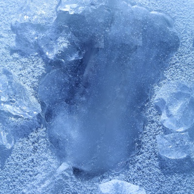  冬日雪地冰块贴图 