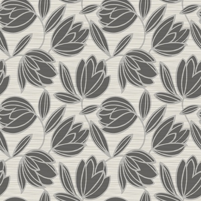  无缝现代欧式植物花纹图案墙纸壁纸壁布 