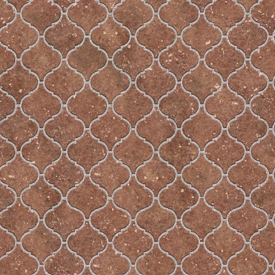  无缝陶瓦几何拼花地砖人行道路地面广场铺贴 