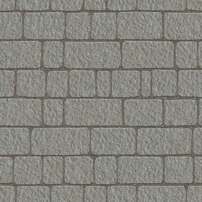  无缝灰色方形拼花地砖人行道路地面街道广场铺贴 