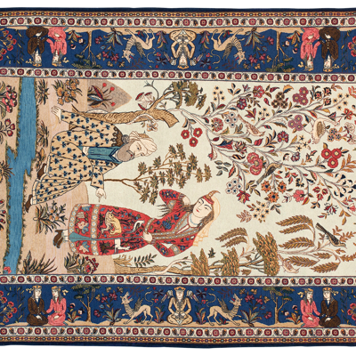  免扣欧式古典复古波斯地毯 