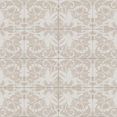  无缝现代米黄色大理石石材几何拼接拼花图案瓷砖地砖墙砖 