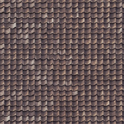  无缝别墅建筑屋顶陶土陶瓷瓦片 