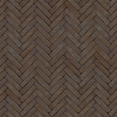  无缝人字纹陶瓦拼花地砖人行道路地面广场铺贴 