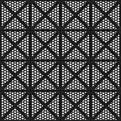  无缝免扣黑色镂空金属网格编织网 