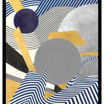  现代几何抽象画 