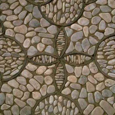  文化石 碎石 地拼花 鹅卵石 