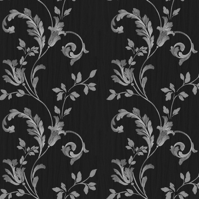  无缝现代欧式植物花纹图案墙纸壁纸壁布 