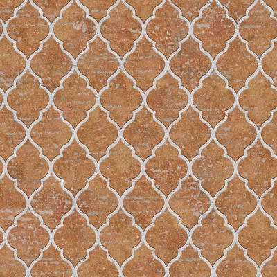  无缝陶瓦几何拼花地砖人行道路地面广场铺贴 