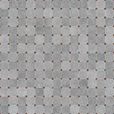  无缝花岗岩石材几何拼花地砖人行道路地面广场铺贴 