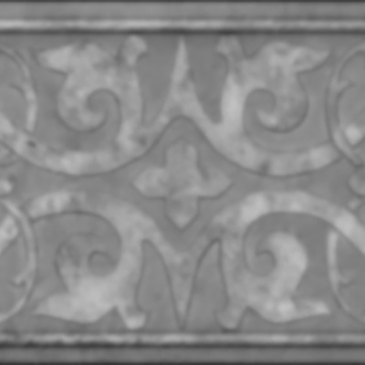  现代新中式腰线 灰色石材中式腰线 