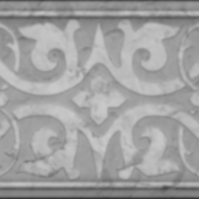  现代新中式腰线 灰色石材中式腰线 