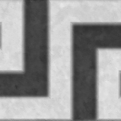  现代新中式腰线 灰色石材中式腰线 