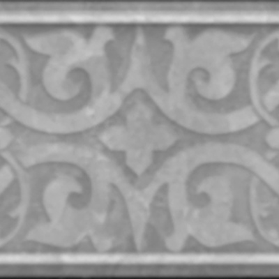  现代新中式腰线 灰色石材中式腰线 