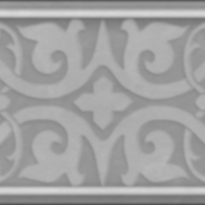  现代新中式腰线 灰色石材中式腰线 