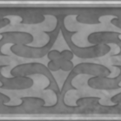  现代新中式腰线 灰色石材中式腰线 