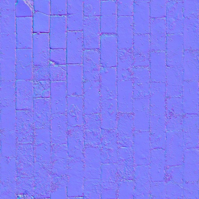  无缝做旧红砖墙面地面 